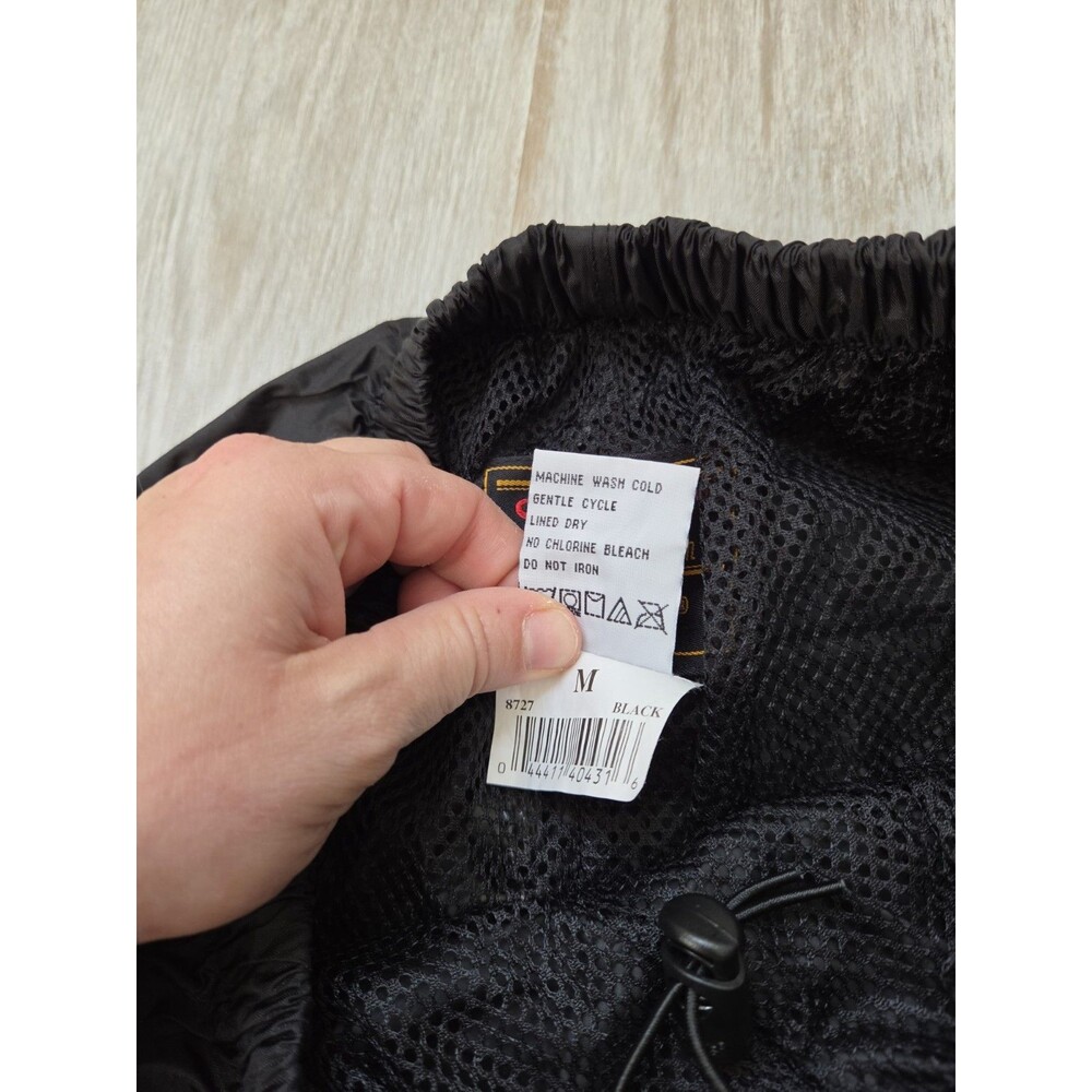 Stearns Dry Wear Black Waterproof Rain Pants Mesh Lined Outdoor Size M GUC - Picture 5 of 12